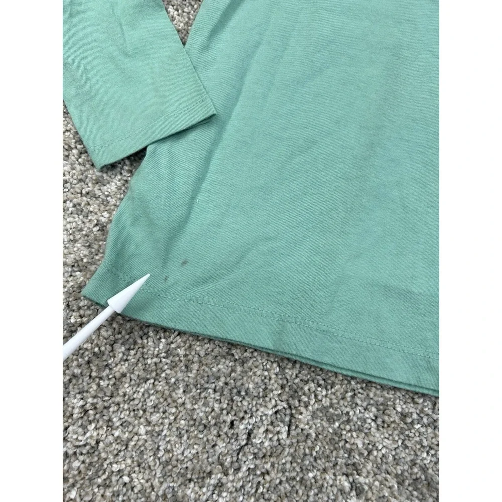 J Crew Crewcuts Girls Fall Green Long Sleeve Cotton Shirt 6/7 & Jeans Sz 7 #0332